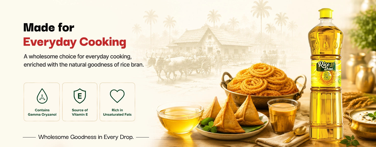 Rice Drops Rice Bran Oil 1 L