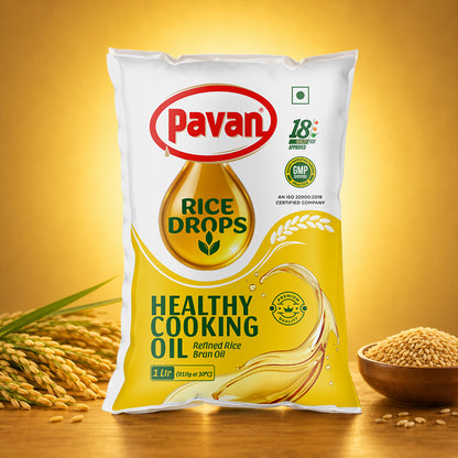 Rice Drops Rice Bran Oil 1 L