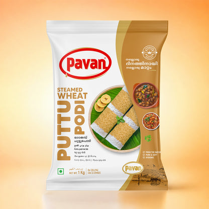 Steamed Wheat Puttu Podi